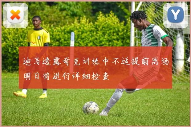 迪马透露奇克训练中不适提前离场明日将进行详细检查